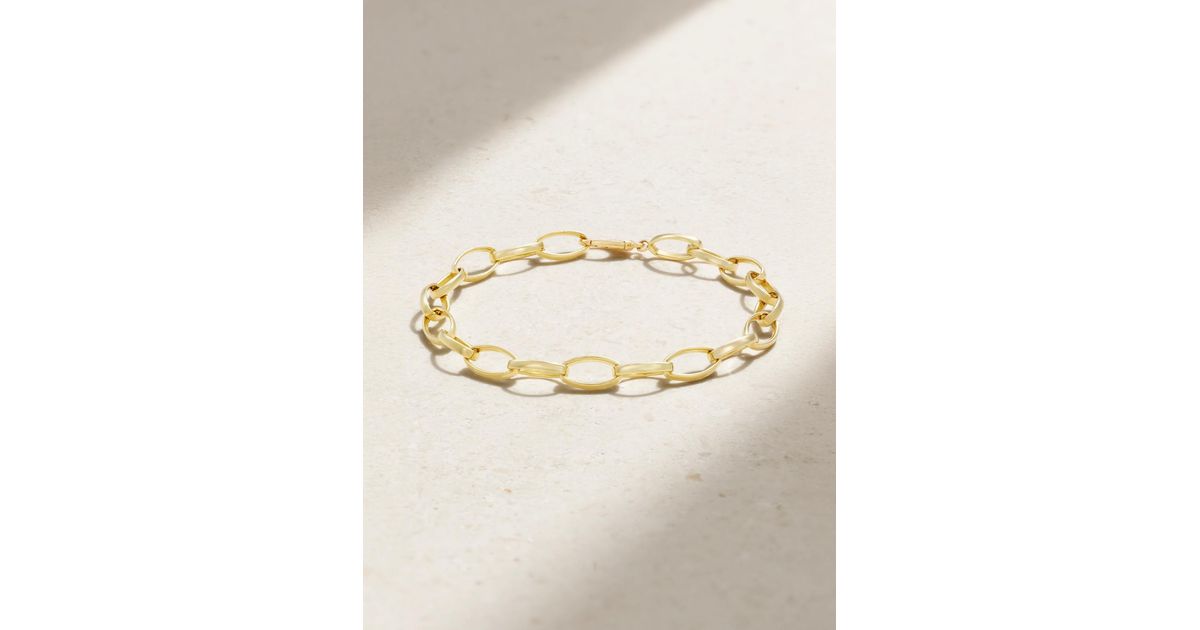 Jennifer Meyer Medium Edith 18-Karat Bracelet in White | Lyst