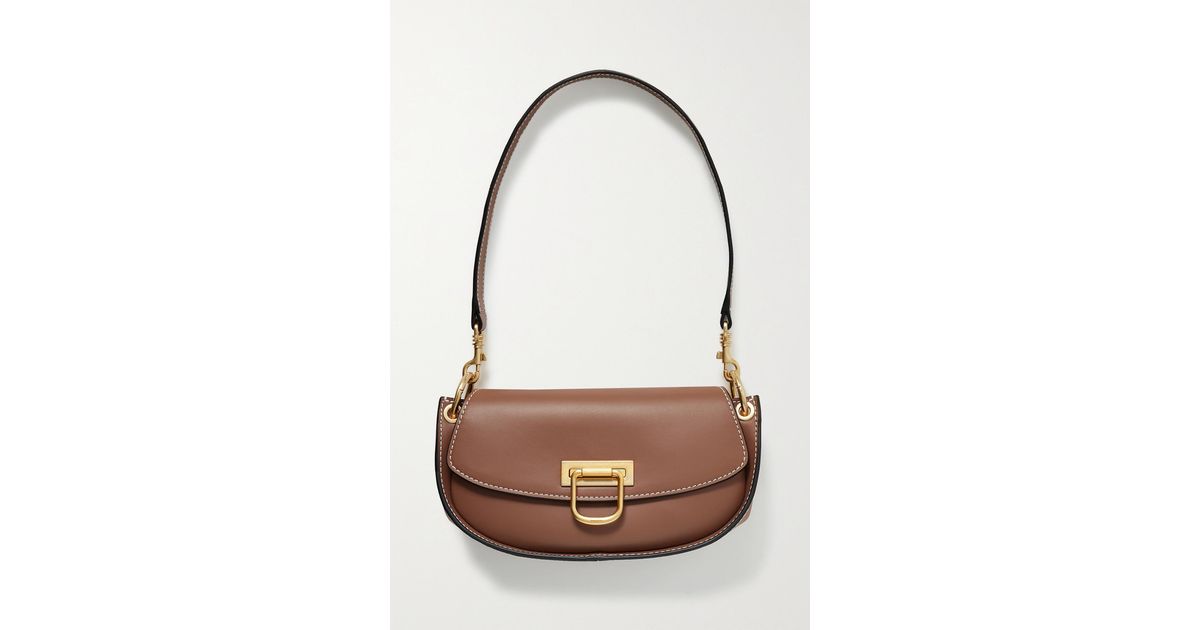 Oroton Colt Small Leather Shoulder Bag in Brown (Gray) Lyst