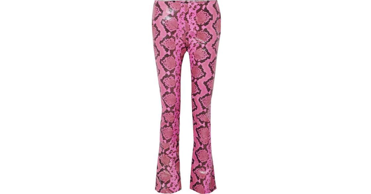 Marques'Almeida Python Effect Leather 