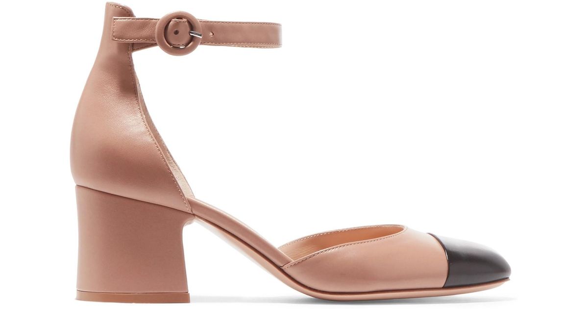 gianvito rossi two tone boots
