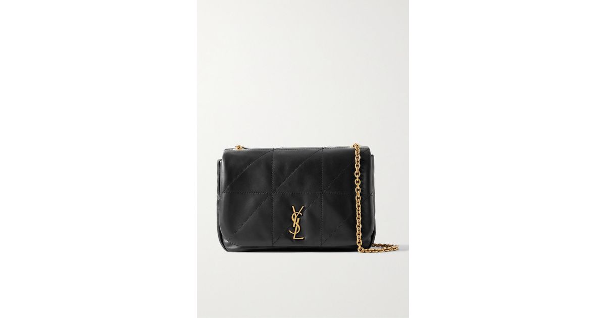 Saint Laurent Jamie 4.3 Small Quilted Leather Shoulder Bag in Black