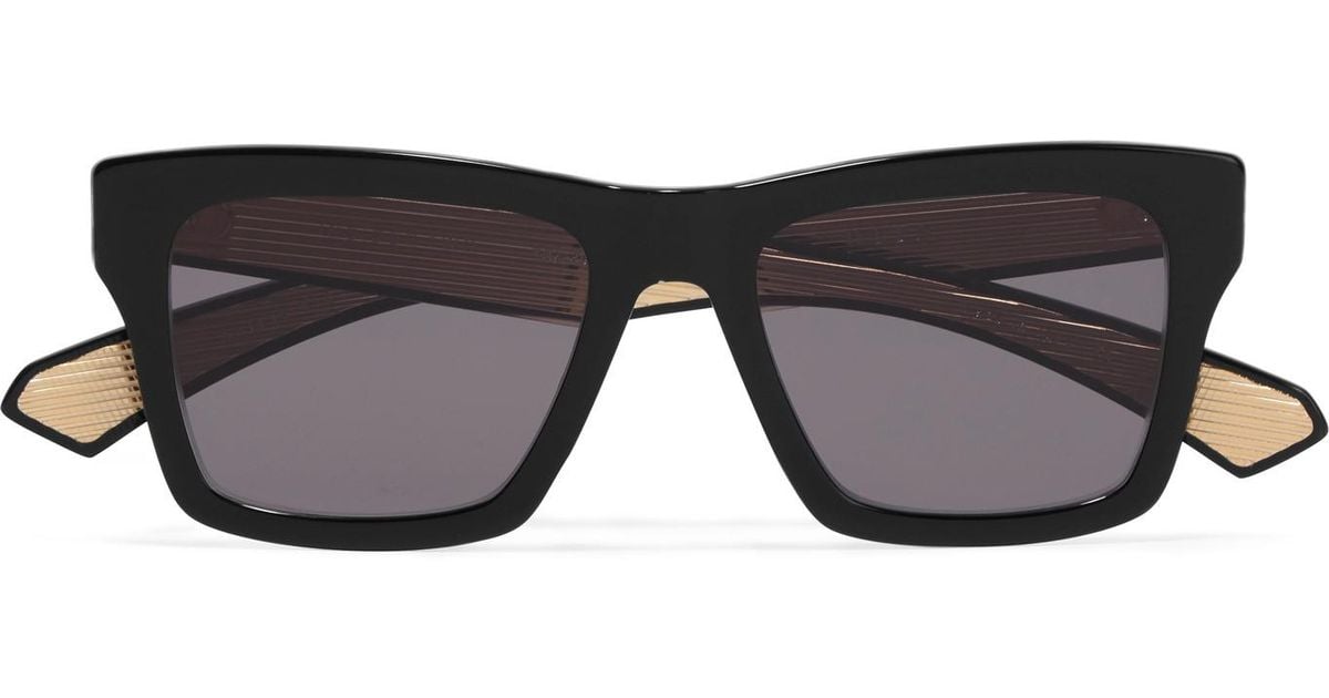 Dita Eyewear Insider-two D-frame Acetate Sunglasses in Black