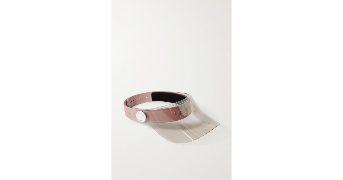 Dior Diorpacific V1u Perspex And Rubber Visor in Pink Lyst