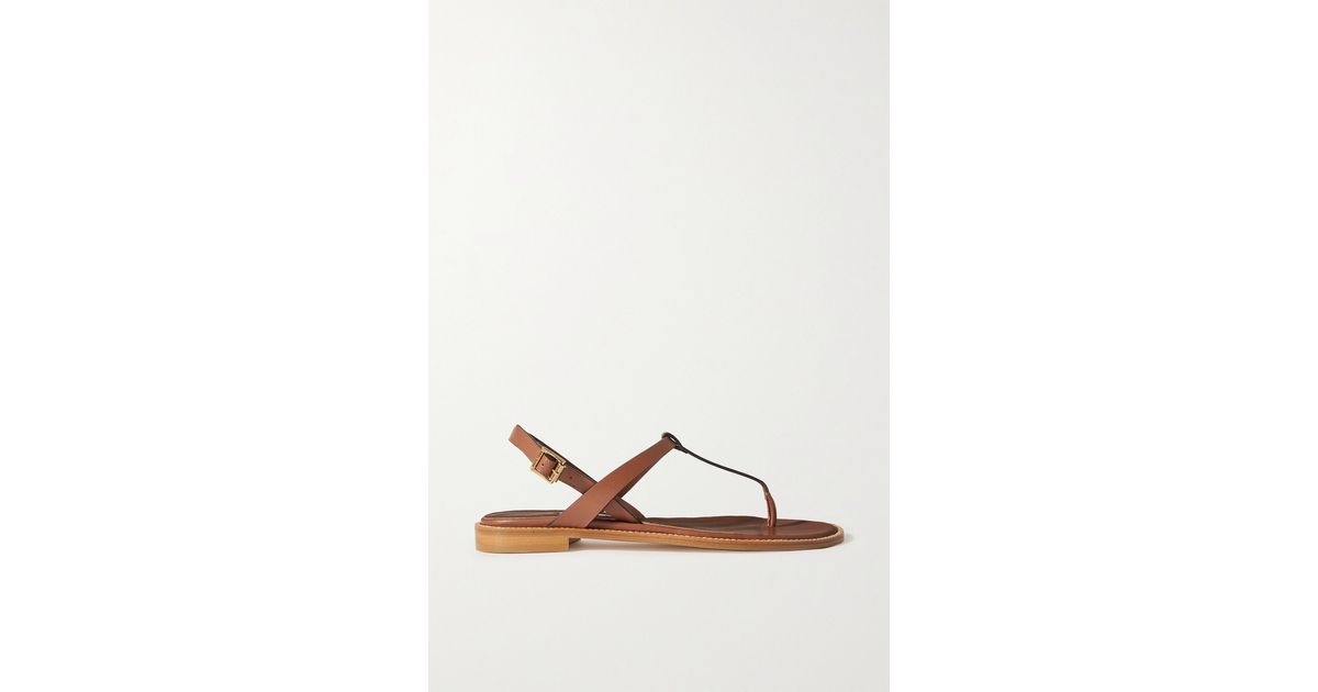Manolo Blahnik Hata Leather Slingback 