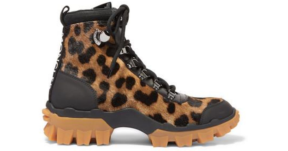 moncler leopard boots