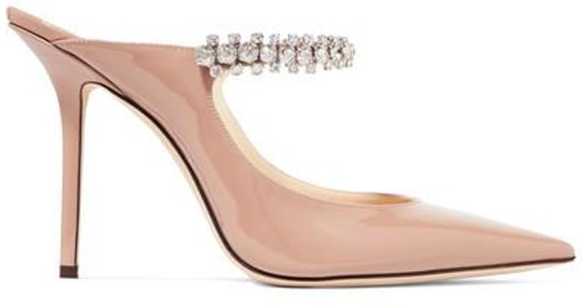 jimmy choo crystal mules