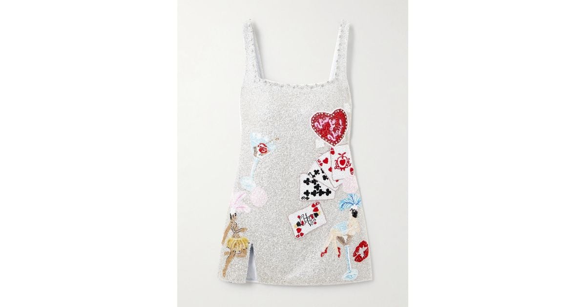 vegas beaded dress Vegas Beaded Mini Dress in Nude – CHROME main image 0