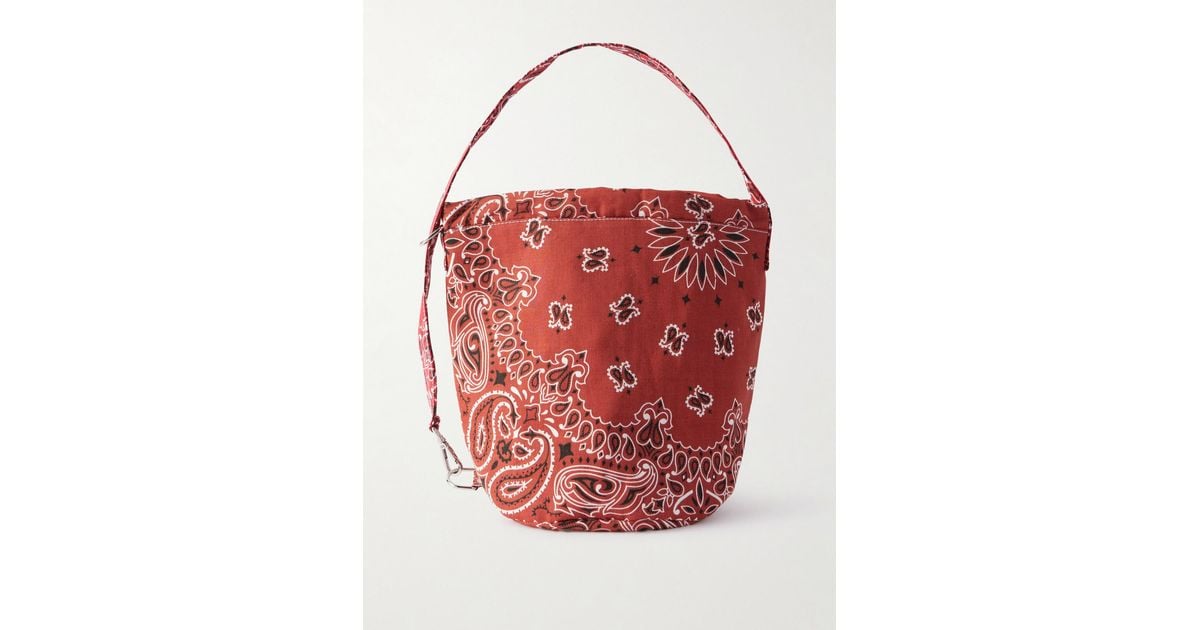 Call it By Your Name Sac Seau Printed Cotton Tote in Red | Lyst UK