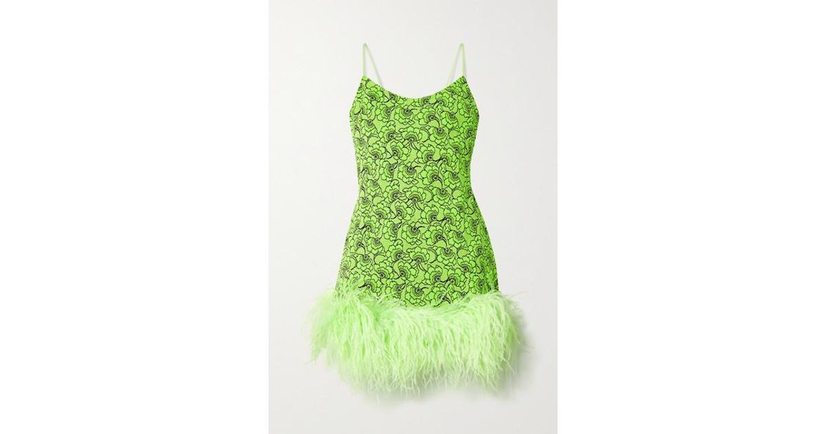 leslie amon green dress Leslie Amon Laurie Mini Dress