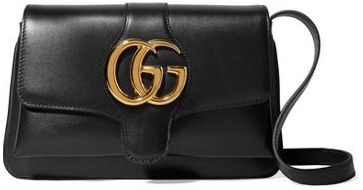 Gucci Arli Small Leather Shoulder Bag in Black Lyst