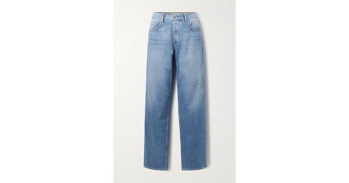 GRLFRND Denim Bella Low-rise Straight 