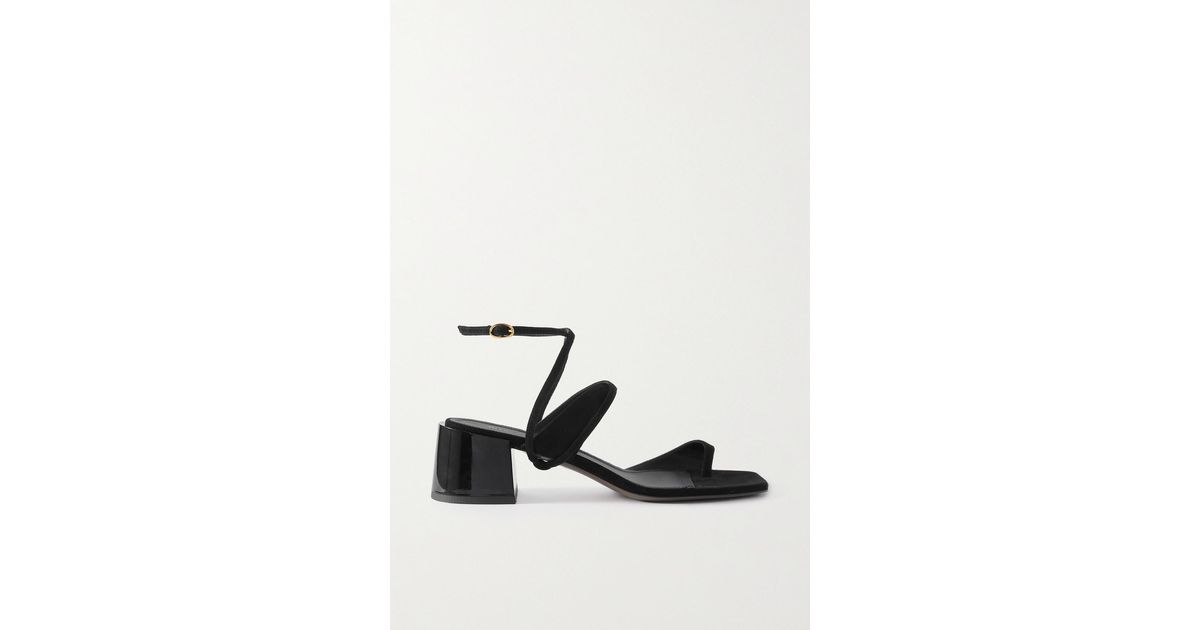 Neous Timir Suede Sandals in Black | Lyst