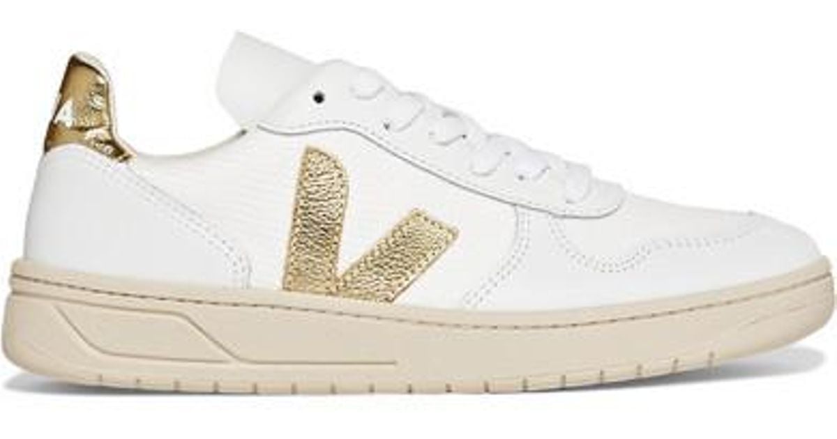 veja esplar metallic low top trainers