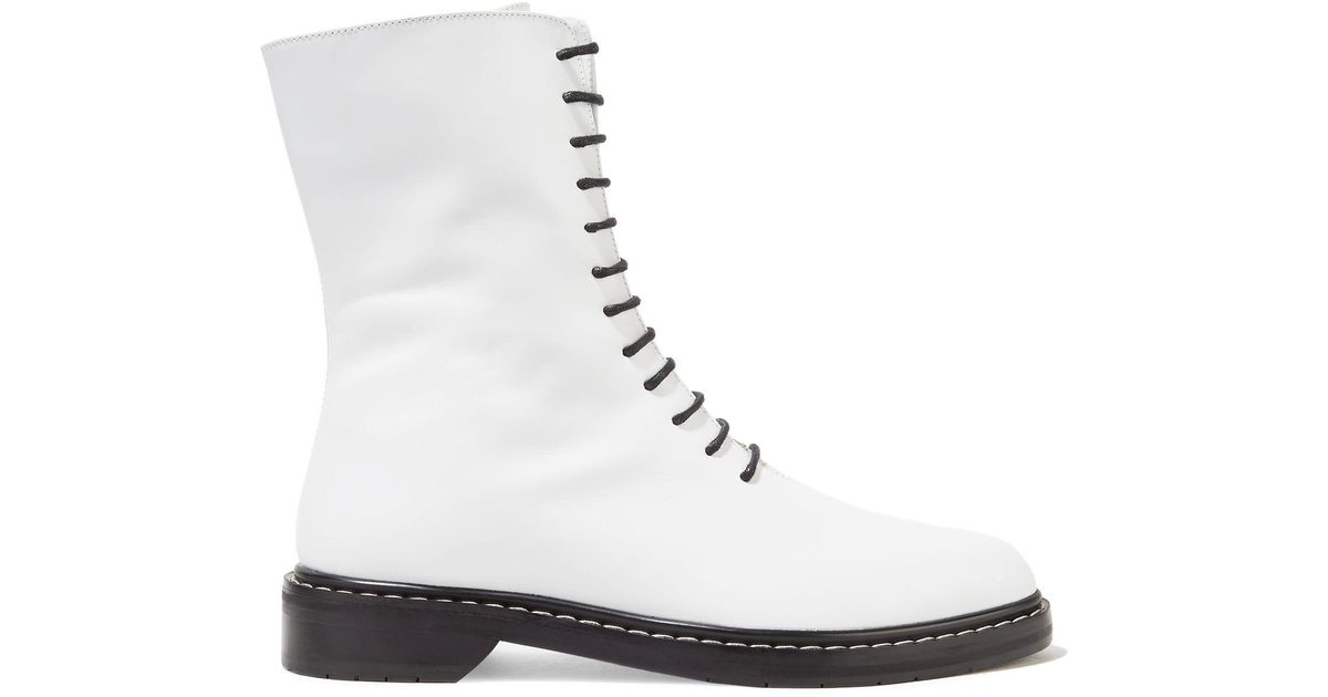 the row fara boot white
