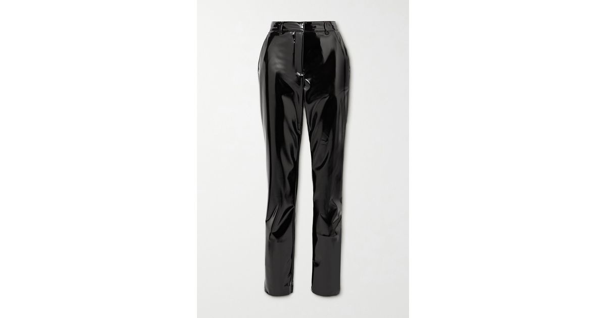 Victoria Beckham Faux Patent-leather 