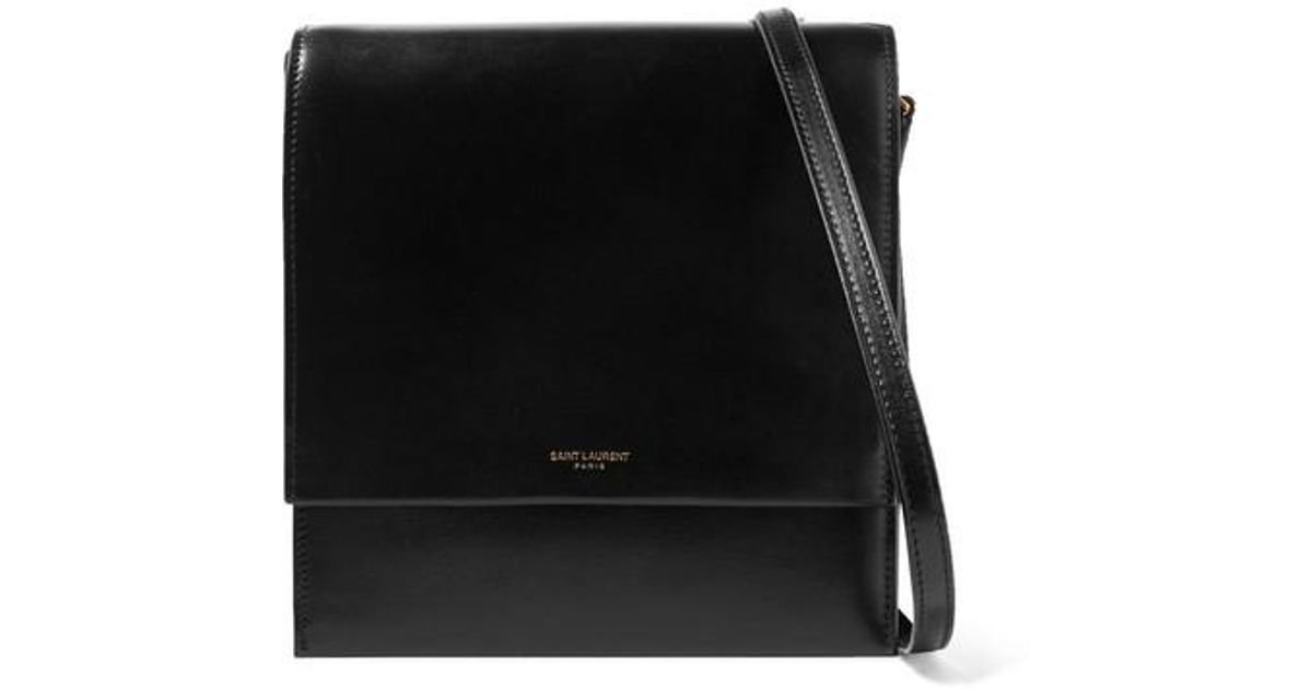 saint laurent sao leather shoulder bag