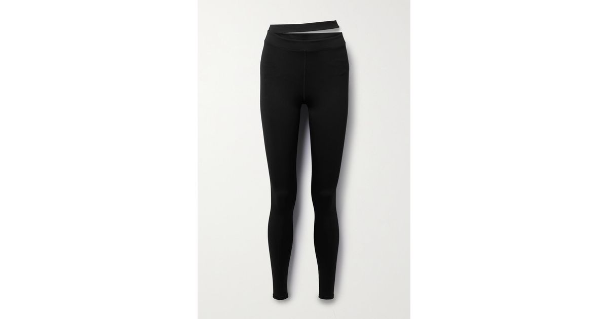 Alo Yoga Airlift All Access Cutout Stretch Leggings in Black Lyst