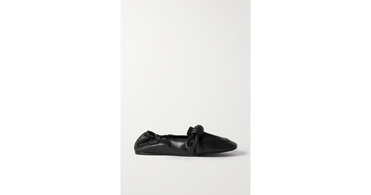 LOEWE Women Shoes Flat Shoes Ballerinas Luxury Flamenco ballerina in calfskin for Women 