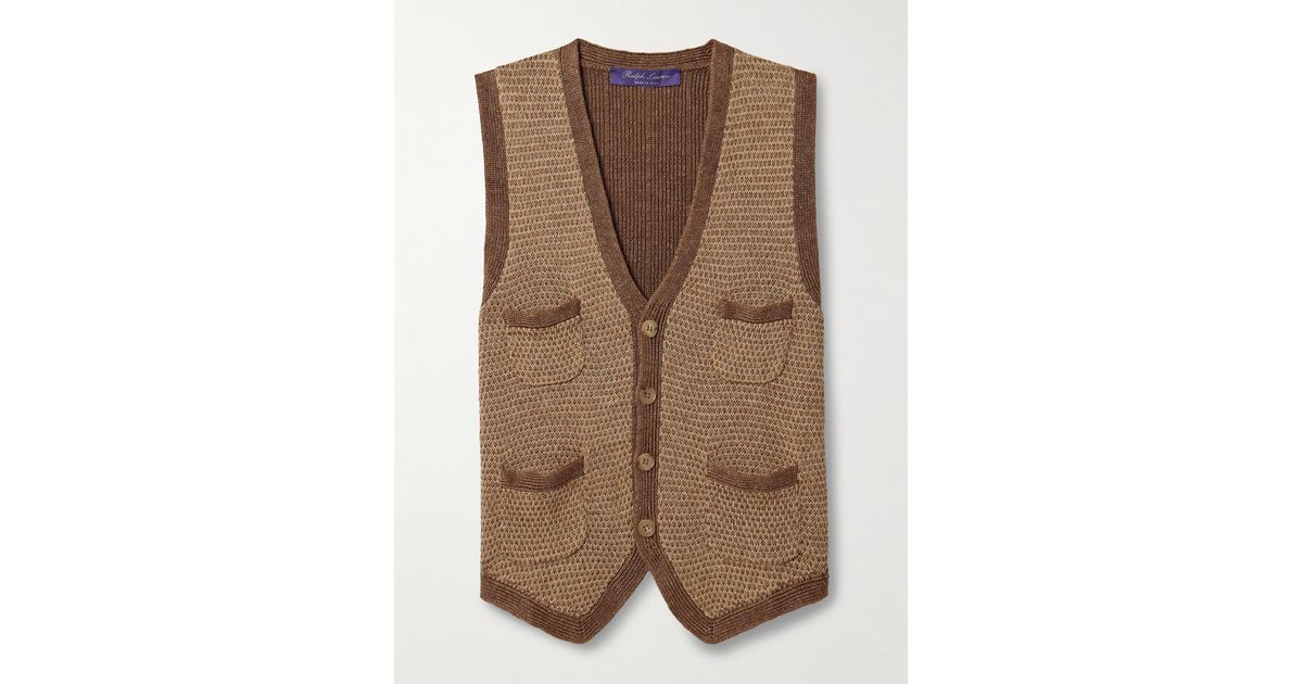 RALPH LAUREN lambwool vest
