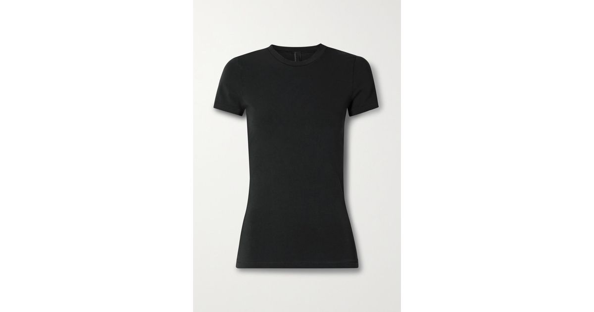 Skims New Vintage Stretchcotton Jersey Tshirt in Black Lyst