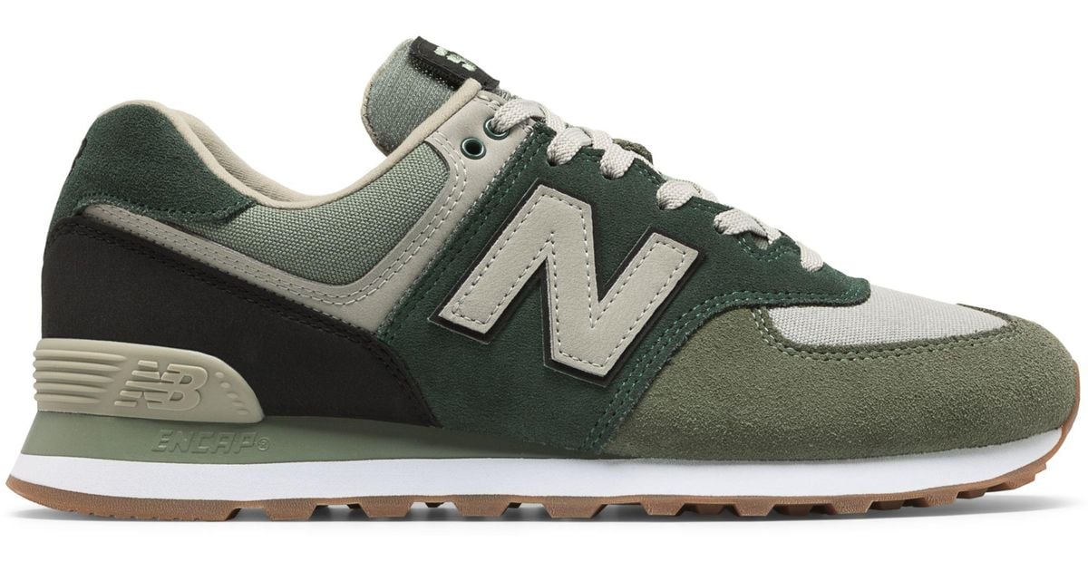 New Balance Suede 574 Military Patch in 