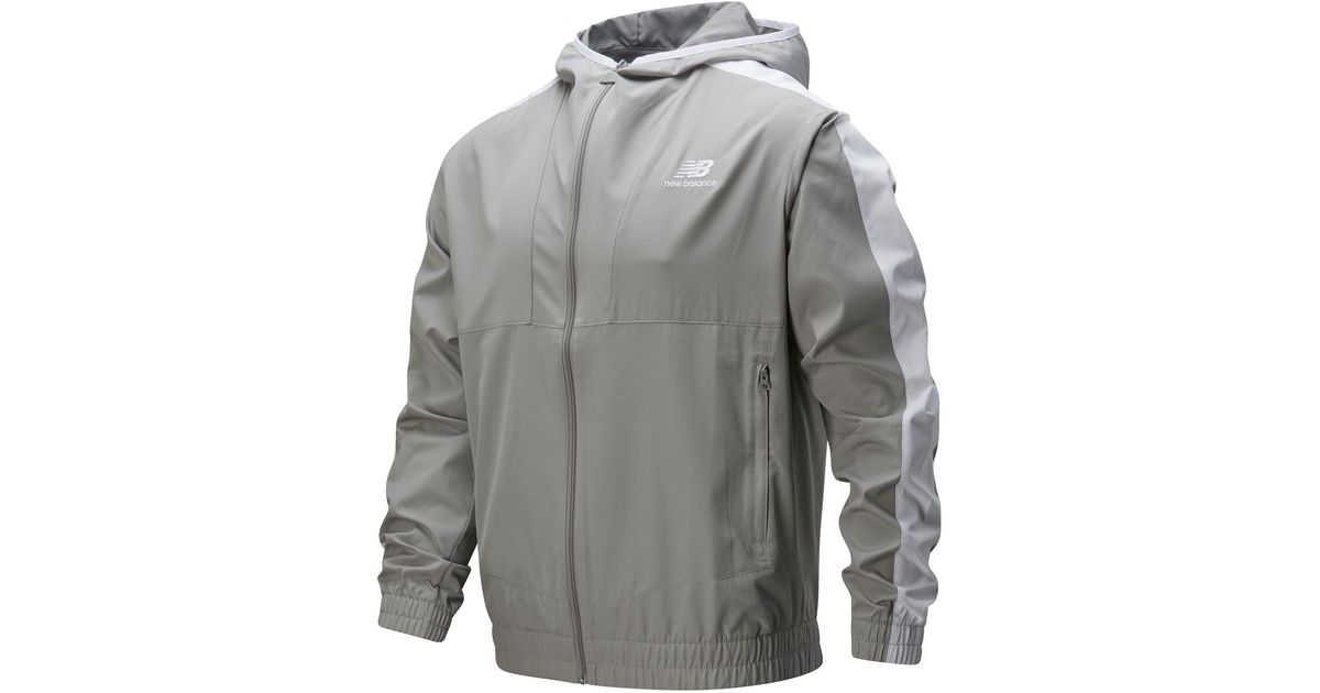 nb athletics full zip windbreaker