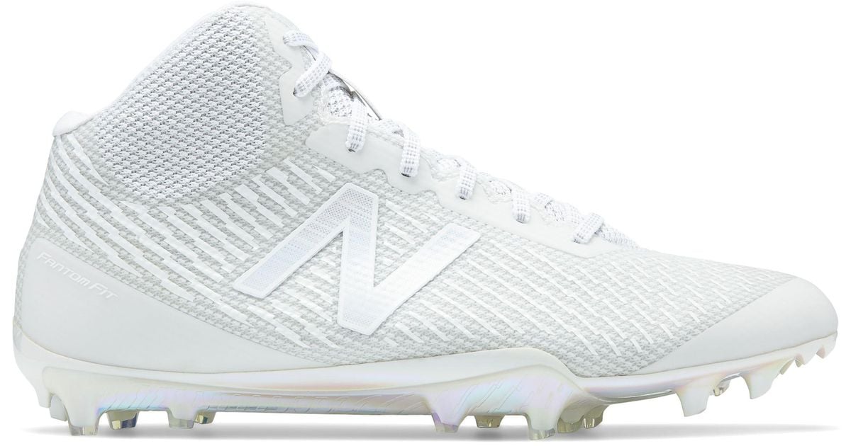 New Balance Burn X Mid-cut Limited Edition Lacrosse Shoes in White for Men  | Lyst