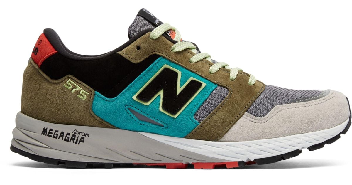 New Balance Mtl 575 St Made In Uk Grey With Green Black for Men Lyst
