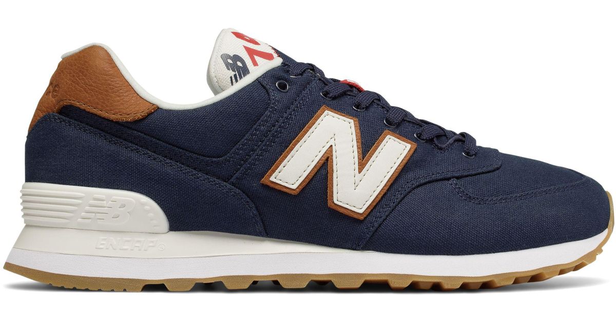 New Balance Rubber 574 Sea Escape Low-top sneakers in Blue for Men ...