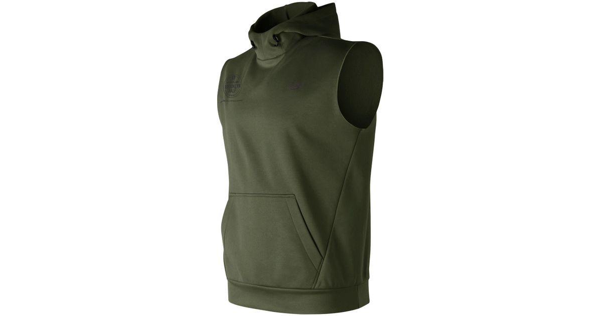 new balance sleeveless hoodie