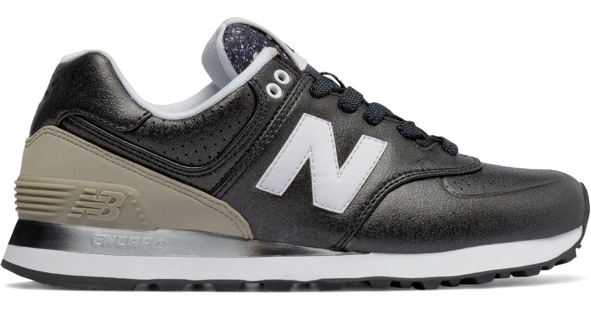New Balance Rubber 574 Gradient in Black - Lyst