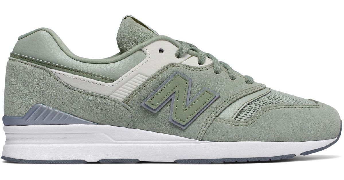 New Balance Leather 697 - Lyst