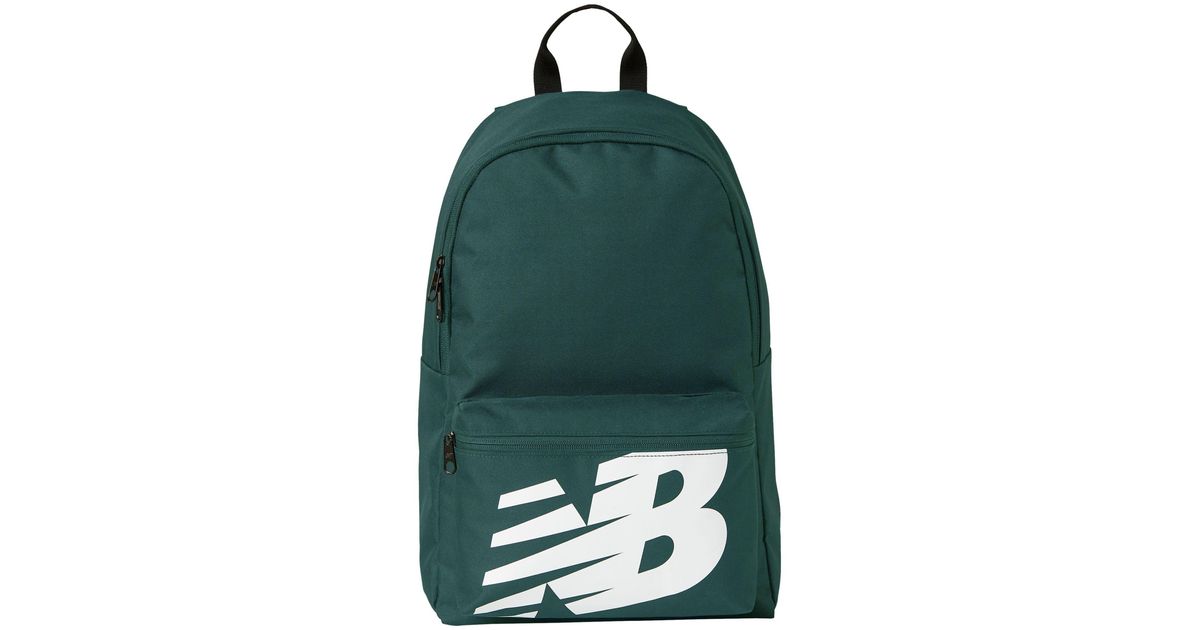 New Balance Logo Round Backpack in Green | Lyst
