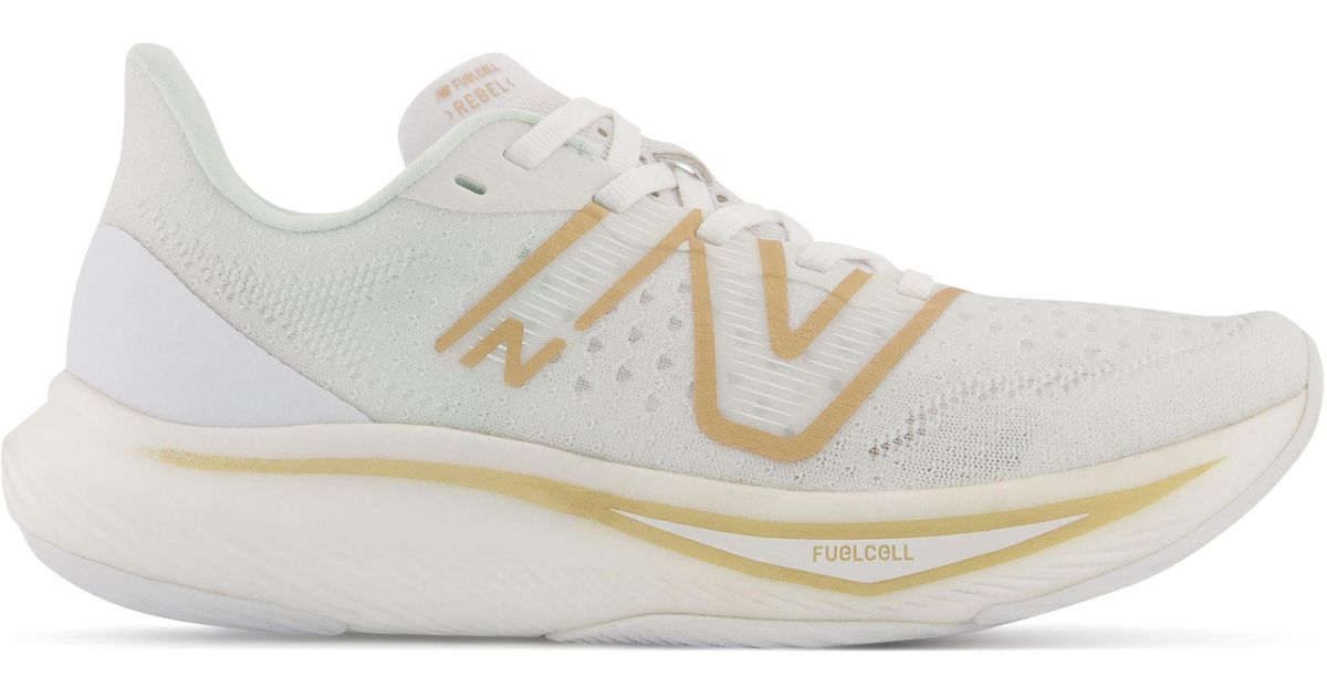 New Balance Fuelcell Rebel V3 in White Lyst