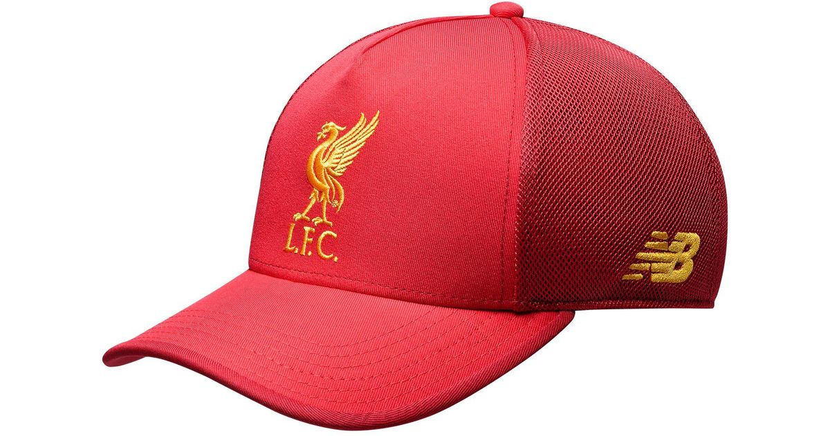 New Balance Synthetic New Balance Liverpool Fc Base Cap in Red for Men -  Lyst