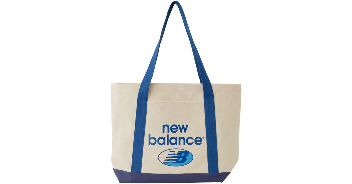 New Balance Mono Canvas Tote in Blue | Lyst