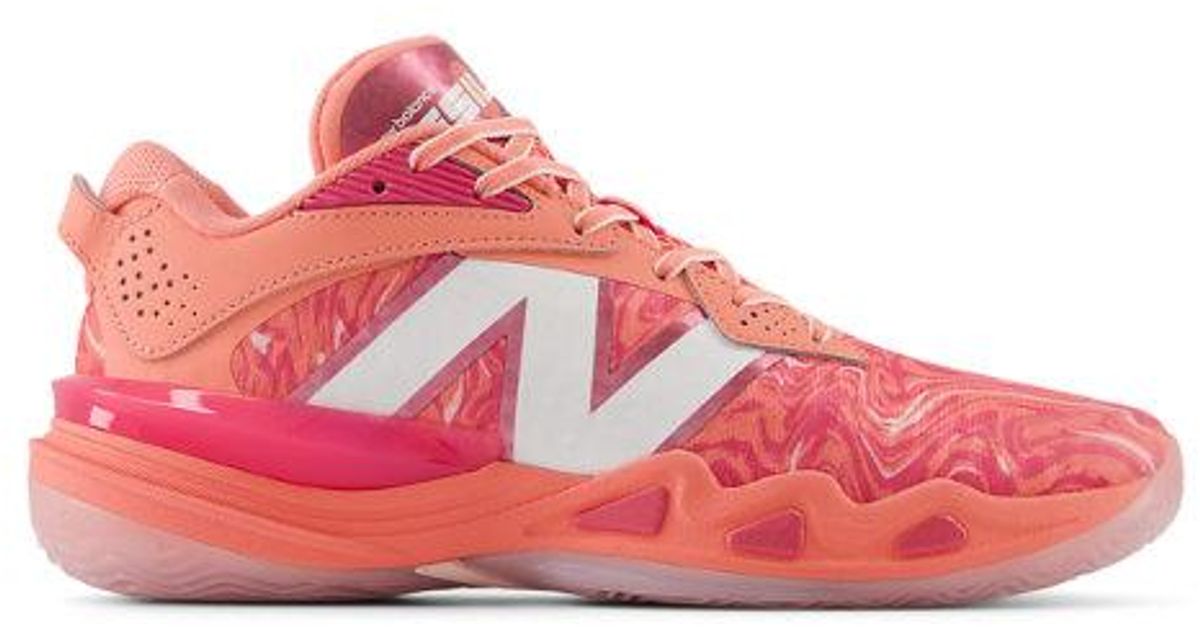 New Balance HESI LOW2バスケットボールシューズ ピンク ニューバランス HESI LOW v2 ヘシ ロー v2 BBHSLD メンズ