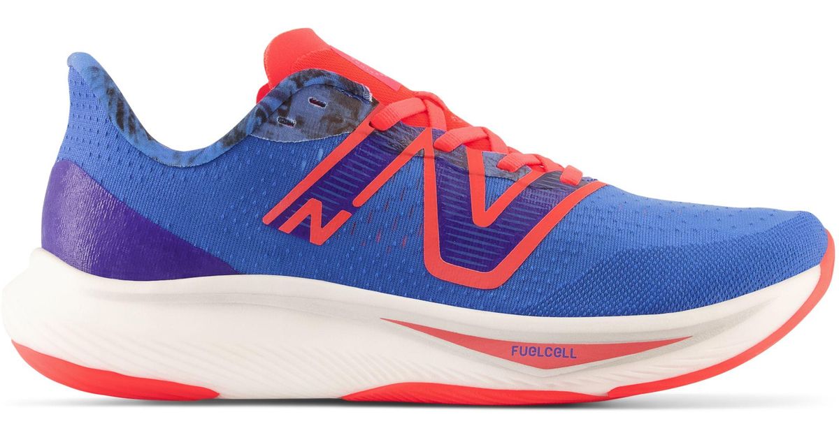 New Balance Nyc Marathon Fuel Cell Rebel V3 in Blue for Men Lyst