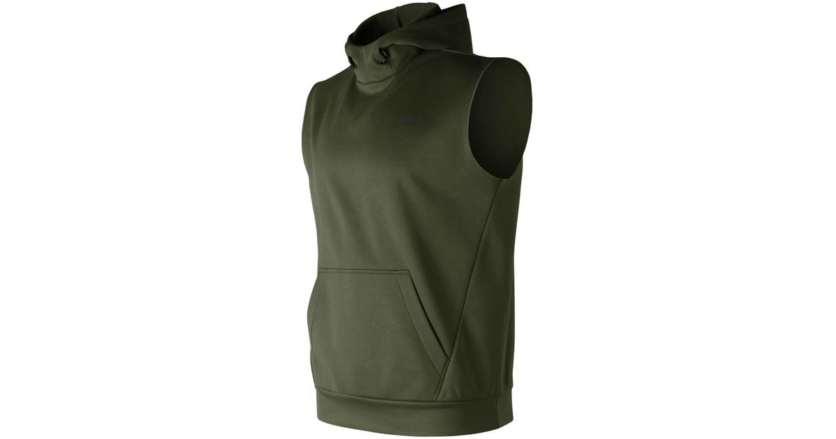 new balance sleeveless hoodie