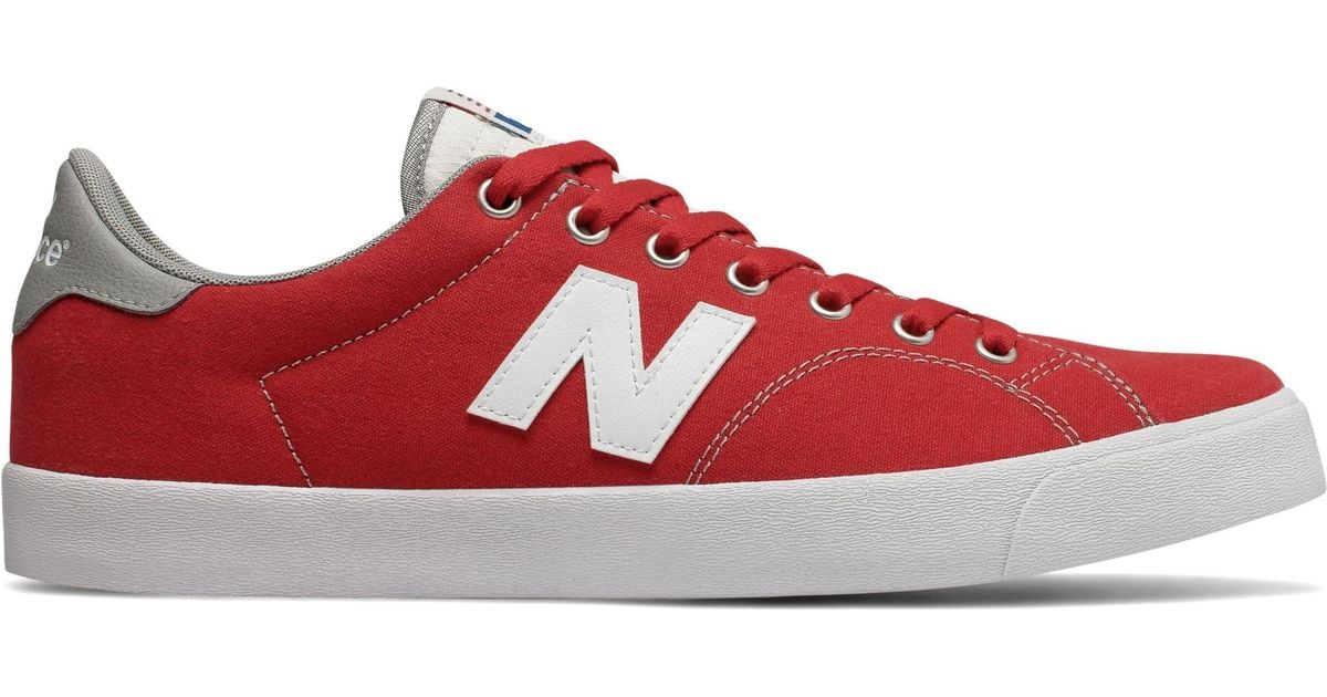 New Balance Canvas New Balance All Coasts 210 Shoes in Red/White 