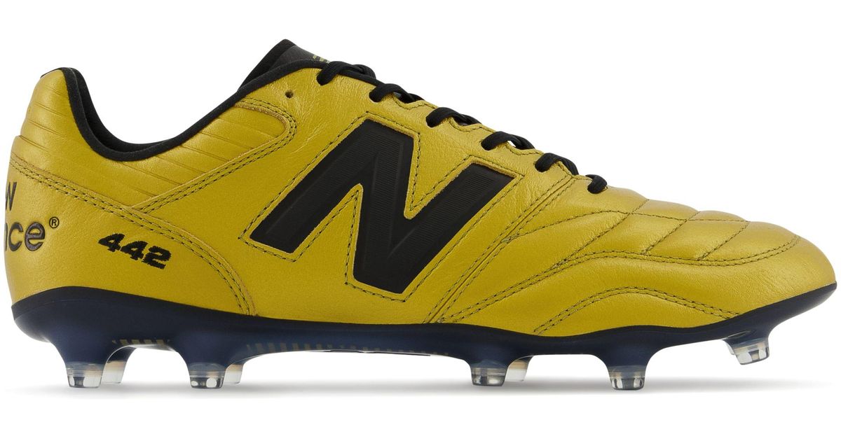 New Balance Leather 442 V2 Pro Fg in Yellow for Men Lyst UK