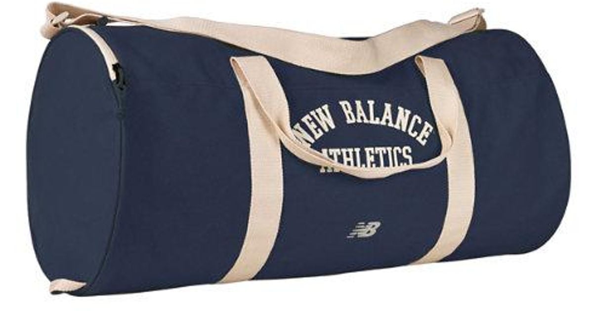 New Balance Canvas Duffel in Blue Lyst
