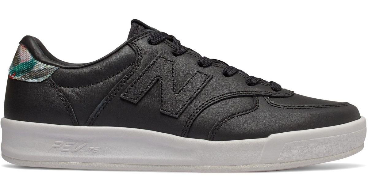 New Balance 300 Leather in Black - Lyst