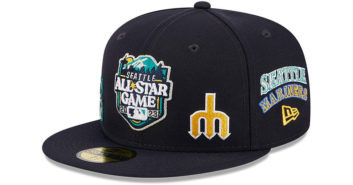KTZ Seattle Mariners Mlb All Star Game Fan Pack Navy 59fifty Fitted Cap