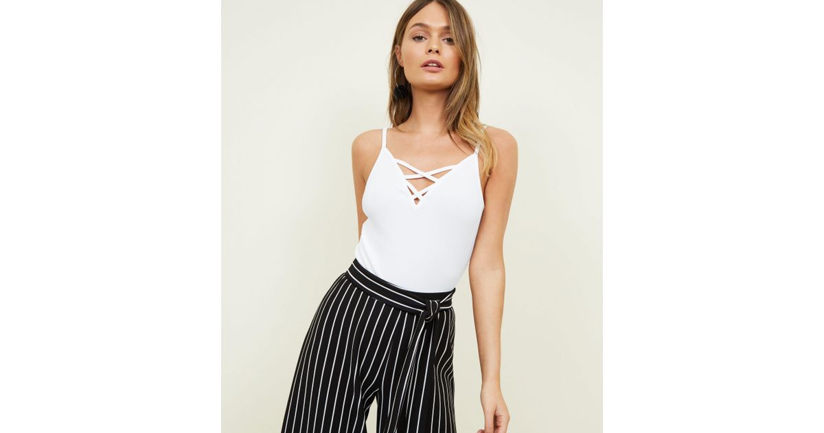 new look white bodysuit