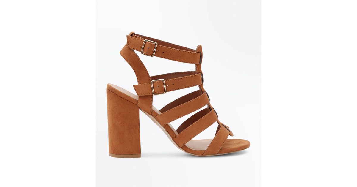 new look gladiator heels