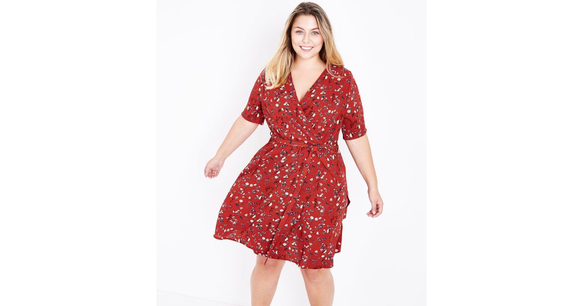 new look wrap dresses