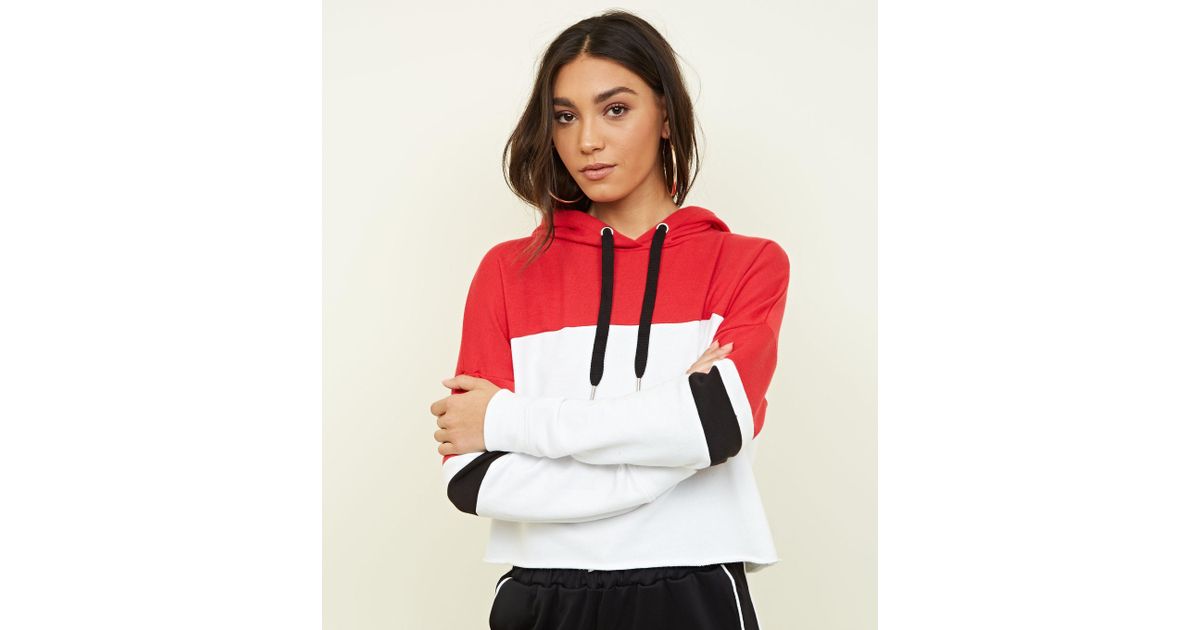 new look cropped hoodie