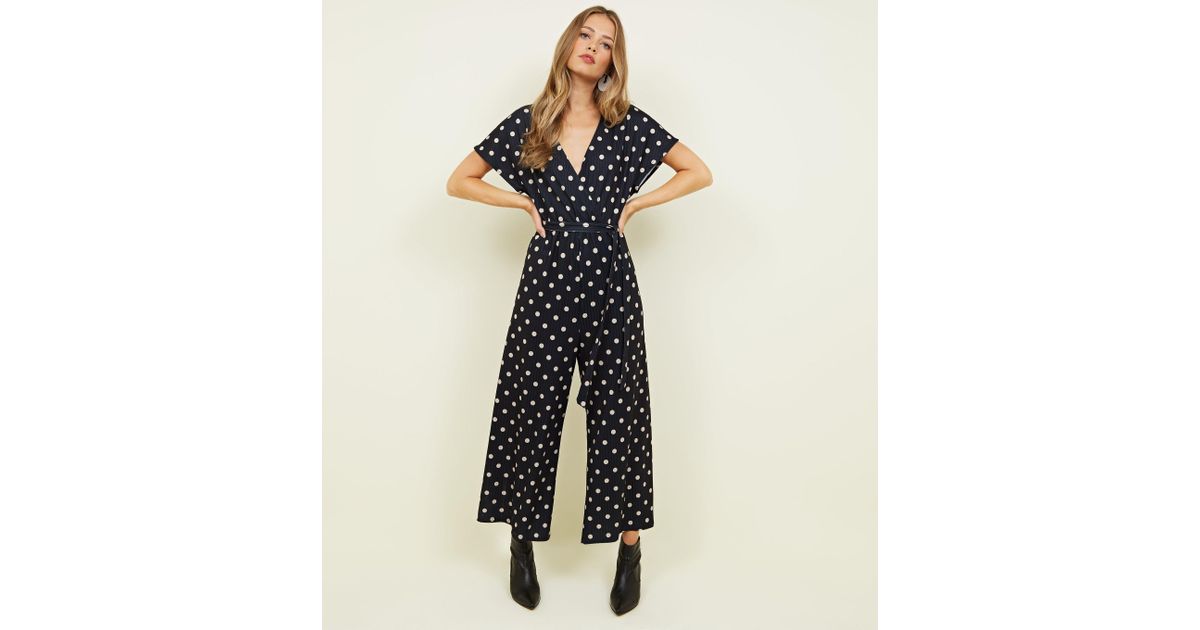 new look spot jumpsuit