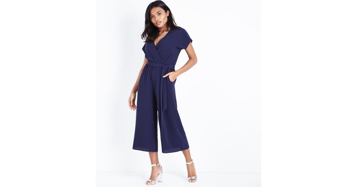 new look navy jumpsuit